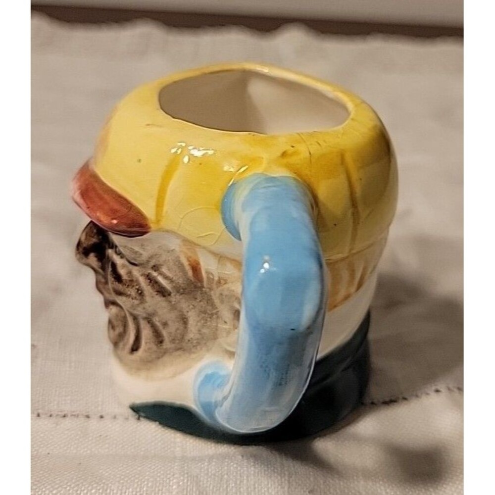 Mini Vintage Toby Mug Japan Hand Painted Ceramic/Porcelain - Picture 5 of 8